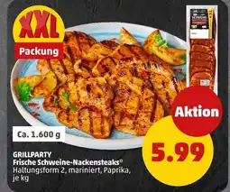 PENNY Grillparty frische schweine-nackensteaks Angebot