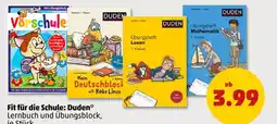 PENNY Duden lernbuch und übungsblock duden Angebot