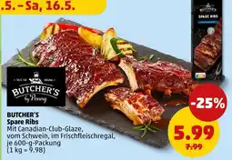 PENNY Butcher's by penny spare ribs Angebot