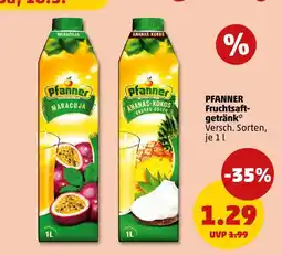 PENNY Pfanner fruchtsaftgetränk Angebot