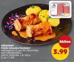 PENNY Mühlenhof frische schweine-rouladen Angebot