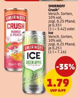 PENNY Smirnoff crush oder ice Angebot