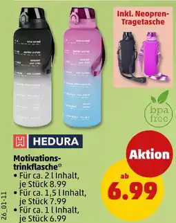 PENNY Hedura motivationstrinkflasche Angebot