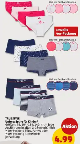 PENNY True style unterwäsche für kinder Angebot