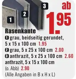 B1 Discount Baumarkt Rasenkante Angebot