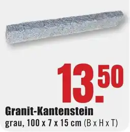 B1 Discount Baumarkt Granit-Kantenstein Angebot