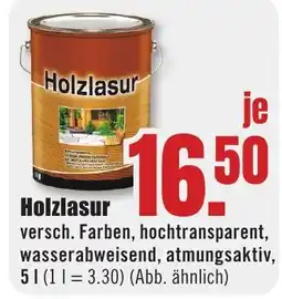 B1 Discount Baumarkt Holzlasur Angebot