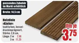 B1 Discount Baumarkt Holzdiele >>Kiefer«< Angebot
