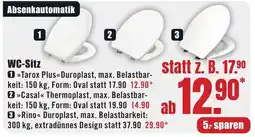 B1 Discount Baumarkt WC-Sitz Angebot