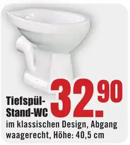 B1 Discount Baumarkt Tiefspül- Stand-WC Angebot