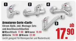 B1 Discount Baumarkt Armaturen-Serie >> Carli<< Angebot