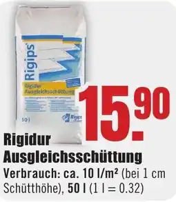 B1 Discount Baumarkt Rigips Ausgleichsschüttung Angebot