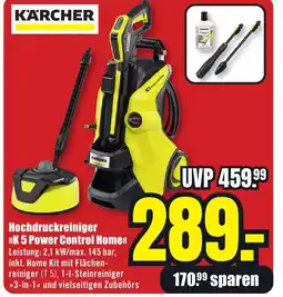 B1 Discount Baumarkt KÄRCHER Hochdruckreiniger >>K 5 Power Control Home<< Angebot