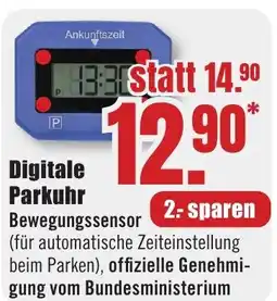 B1 Discount Baumarkt Digitale Parkuhr Angebot