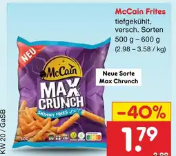Netto Marken-Discount Mccain max crunch skinny fries Angebot