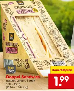 Netto Marken-Discount Doppel-sandwich Angebot