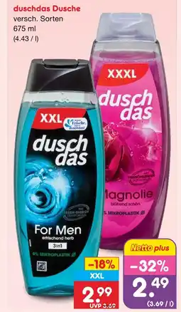 Netto Marken-Discount Duschdas for men Angebot