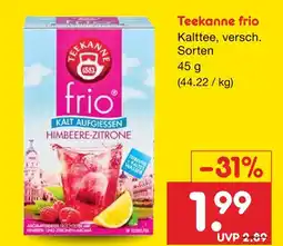 Netto Marken-Discount Teekanne frio himbeere-zitrone Angebot