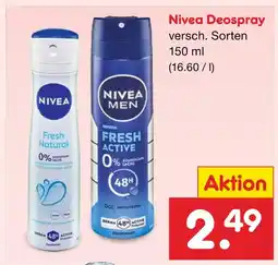 Netto Marken-Discount Nivea fresh natural Angebot