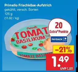 Netto Marken-Discount Primello frischkäse-aufstrich tomate basilikum Angebot