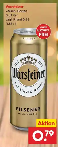 Netto Marken-Discount Warsteiner bier Angebot