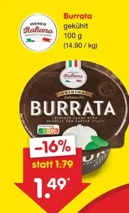 Netto Marken-Discount Mondo italiano burrata Angebot