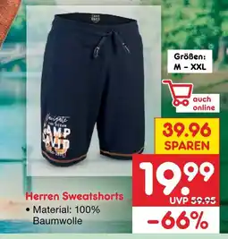Netto Marken-Discount Herren sweatshorts Angebot