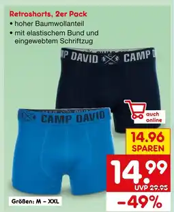 Netto Marken-Discount Camp david retroshorts, 2er pack Angebot