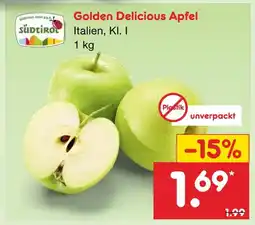 Netto Marken-Discount Südtirol golden delicious apfel Angebot