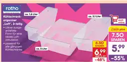 Netto Marken-Discount Rotho kühlschrankorganizer loft Angebot