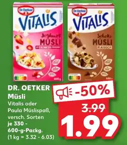 Kaufland Dr Oetker Müsli Angebot