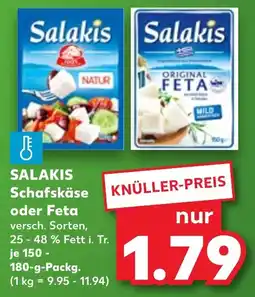 Kaufland SALAKIS Schafskäse oder Feta Angebot
