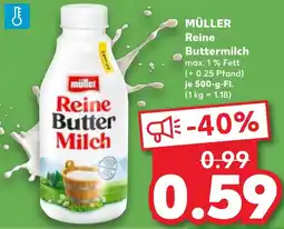 Kaufland MÜLLER Reine Buttermilch Angebot