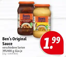 Nah & Frisch Ben's Original Sauce Angebot