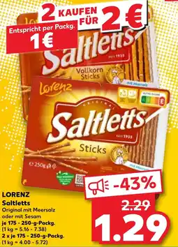 Kaufland LORENZ Saltletts Angebot