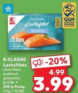 Kaufland K-CLASSIC Lachsfilets Angebot