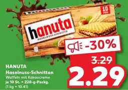Kaufland HANUTA Haselnuss-Schnitten Angebot