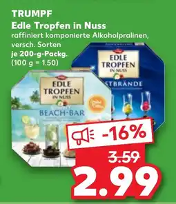 Kaufland TRUMPF Edle Tropfen in Nuss Angebot