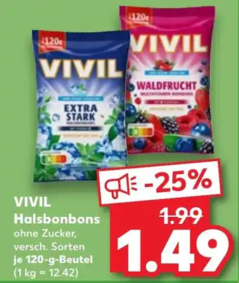 Kaufland VIVIL Halsbonbons Angebot