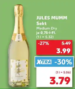 Kaufland JULES MUMM Sekt Angebot