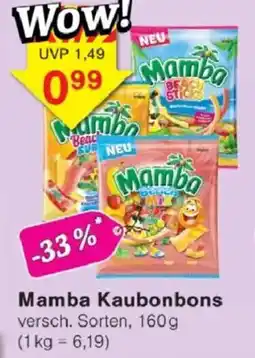 Jawoll Mamba Kaubonbons Angebot