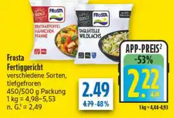 diska Frosta Fertiggericht Angebot