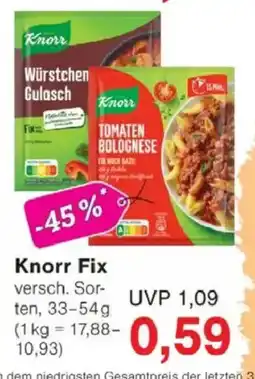 Jawoll Knorr Fix Angebot