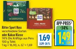 diska Ritter Sport Nuss Angebot