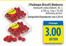 diska 2 Packungen Driscoll's Himbeeren Angebot