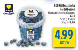 diska EDEKA Herzstücke Heidelbeeren Angebot