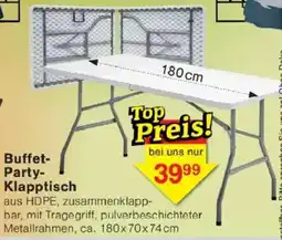 Jawoll Buffet Party Klapptisch Angebot