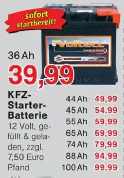 Jawoll KFZ Starter Batterie Angebot