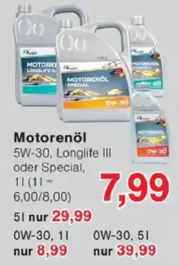 Jawoll Motorenöl Angebot