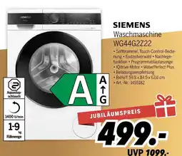 MEDIMAX Siemens waschmaschine wg44g2z22 Angebot